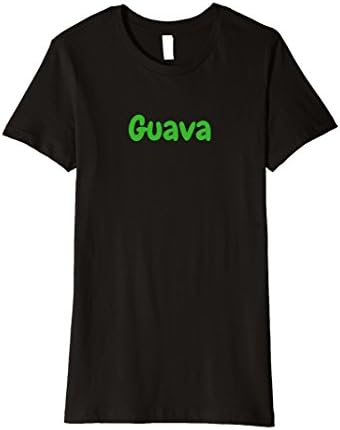 Womens Guava Fruit T Shirt Medium Black