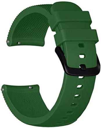 Dserw Universal 20mm Watch Band Silicone Quick Release Soft Smart Strap for Samsung Galaxy Watch Active Gear Sport