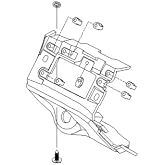 Freightliner A18-34804-002 Dash Switch Cover Assembly, Slate Gray, Polycarbonate/Abs