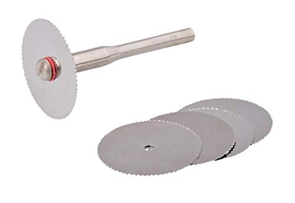 Silverline 656628 Rotary Tool SS Saw Blade Set 6pce 22 mm Dia