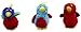 Outward Hound 31013 Squeakin' Animals Hide-A-Bird Replacement Dog Toys Squeak Toys 3-Pack, Large, Multicolor