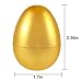 YEAHBEER 36 Pieces Shiny Golden Metallic Easter Eggs-2 3/8