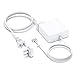 POWLAKEN Compatible MacBook Pro Charger 60W Mag Safe 2 T-Tip Power Adapter with 6FT AC Extension Cable, Charger Compatible with MacBook Air and for MacBooks 11
