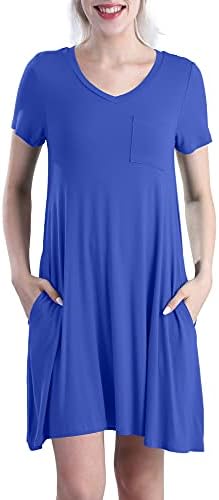 Women's Plus Size Tunic Swing T-Shirt Dress