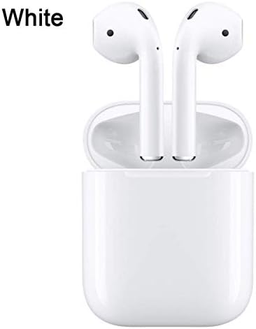 Bluetooth Headset, i12 TWS Sports Wireless Bluetooth 5.0 Black Technology Mini binaural Stereo Wireless Headset for Outdoor Running Fitness (White)