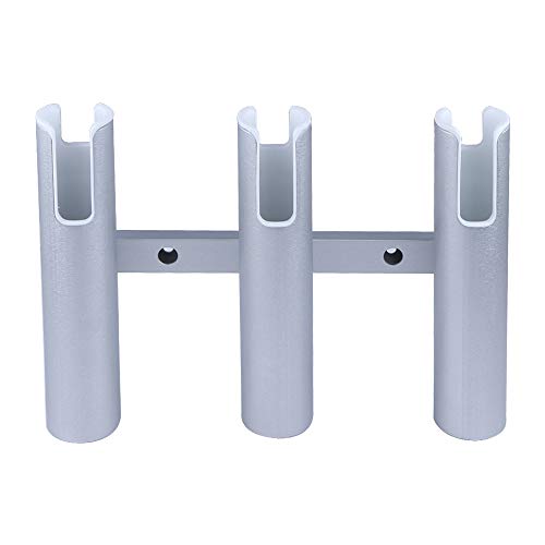 Wandmontierte 3 Röhren Aluminium Rutenhalter für 3 Ruten, passend für Marine Yacht Boot LKW Wohnmobil – Bild 8