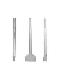 Monkeykingbar Sds Max - Cincel para martillo (ancho 3.0 in por 12.0 in, plano 1.0 in por 11.0 in, punta de 11.0 in, cincel plano, cinceles anclados)