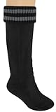 Capelli New York Ladies Tall Rain Boot Liner With Stripe Cuff