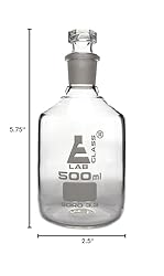 EISCO Reagent Bottle, Borosilicate Glass, Narrow