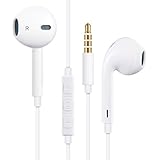 FEIFAN 1 Pack Premium Earphones/Headphones/Earbuds with Stereo Microphone&Remote Control for Apple iPhone 6S/6/6S Plus/6 Plus,iPhone SE/5S/5C/5, iPad /iPod Nano 7/iPod Touch (White)