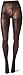 HUE Women's Chevron Tights with Control Top, Black, M/L