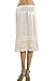 MELODY Long double lace satin half slip skirt extender underskirt- 24