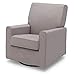 Delta Children Ava Nursery Glider Swivel Rocker Chair, Dove Grey