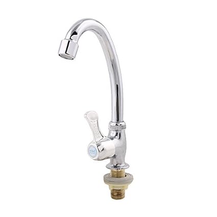 Edealmax Métal Cuisine Salle De Col De Cygne Eau Du Robinet