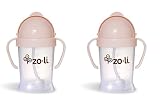 ZoLi BOT 2 Pack Sippy Cup (Blush Blush)