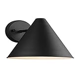 Sea Gull Lighting 8538501-12 Crittenden One Light Outdoor Wall Lantern, Black