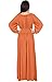 KOH KOH Womens Sleeve Vintage Peasant Empire Waist Pleated Fall