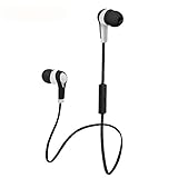 TOOPOOT 12 Bluetooth Wireless In Ear Stereo Waterproof Sports Headphones - Black