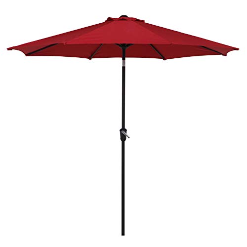 Grand Patio 9 FT Enhanced Aluminum Patio Umbrella, UV Protected outdoor