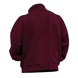 Mens Quarter Zip Pullover Vintage Fashion Long