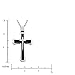 blackbox Jewelry Cross Necklace for Men & Women with Large Pendant and 24 Inch Curb Chain