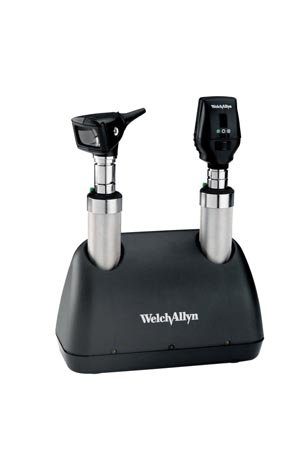Welch Allyn 71641-M Desk Set with Coaxial Ophthalmoscope, Macro View Otoscope and NiCad Handles