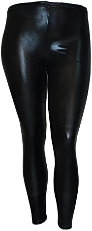 Nouvelle New Womens Leggings Latex Wet Look PVC Pants Plus Size Ladies Nouvelle 12-30