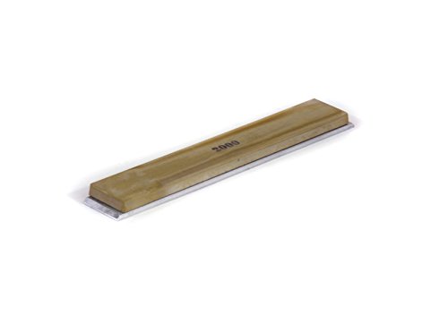 Naniwa Chosera 2,000 grit Edge Pro Stone, 1"x6" with Aluminum Backing