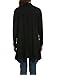 Sherosa Women Loose Draped Open Front Mid-long Lightweight Spring Cardigan Sweater