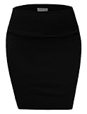 FPT Womens Basic Jersey Mini Skirt BLACK LARGE