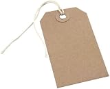 Q-Connect KF01597 Strung Tag 82x41mm Buff Pack of 1000 view 2