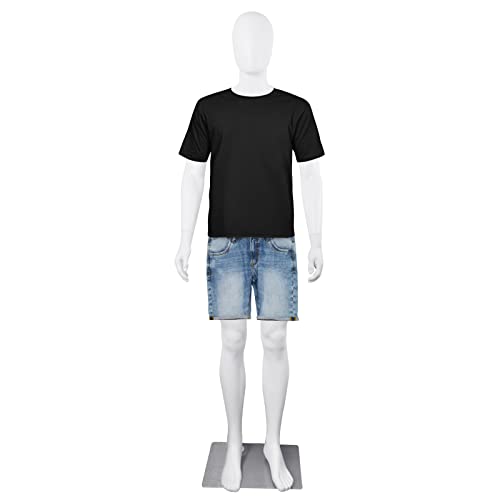 SHAREWIN Male Mannequin Dress Form Mannequin Body Faceless 73 Inches