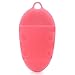 Silicone Body Scrubber, Soft Exfoliating Brush Shower Bathing Washing Glove Pad Sponge for Body Exfoliation and Massage, Easy to Use,More Hygienic, Suit for Sensitive and All Kinds of Skins(Pink)