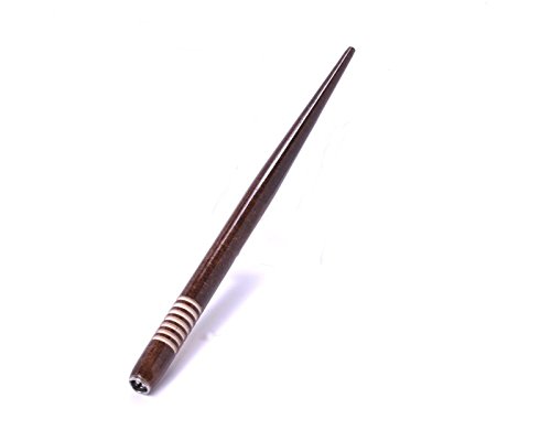 Standardgraph Wooden Pen Holder, Grip With Grooves, Nut-Brown