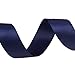 VATIN Double Face Deep Navy Blue Satin Ribbon 1