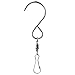 10 Pack Swivel Hooks Clips Smooth Spinning for Hanging Wind Spinners Wind Chimes Crystal Twisters Party Supply Rotating Display S Hooks