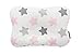 Baby Pillow for Newborn Breathable 3D Air Mesh Organic Cotton, Protection for Flat Head Syndrome BabyStar Pink
