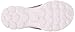SKECHERS Performance Womens Go Walk Mellow Flip Flop,Charcoal/Hot Pink,8 M US
