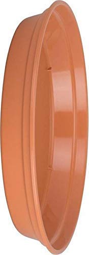 Antier Pot Saucer, Base Plate Planter Tray 7 inch Dia Terracotta (Set of 6) (Plastic, External Height - 5 cm) Plant Container