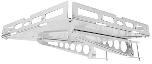 Mount-n-Lock GennyGo RV 4in Bumper-Mounted Generator & Cargo Carrier Tray Kit (TM) (24" x 24", Aluminum)