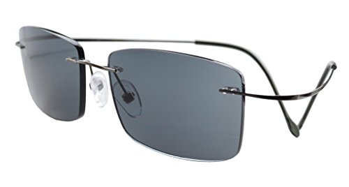Eyekepper Titanium Rimless Reading Sunglasses Sun Readers Men +1.75