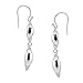 Silpada 'Retro Revival' Double Circle Drop Earrings in Sterling Silver