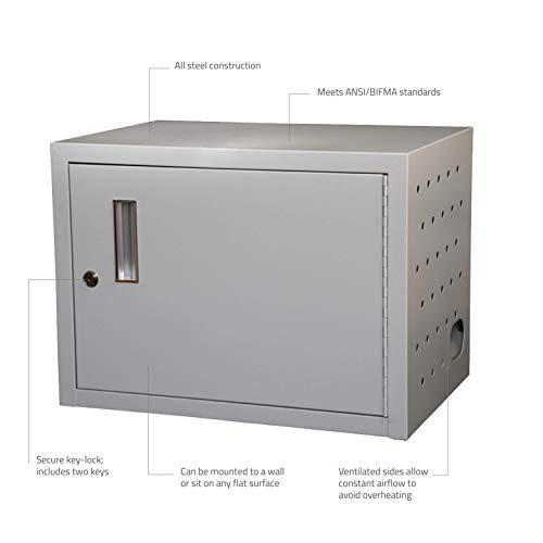 Offex Home Office 12 Tablet Wall Desk Charging Box
