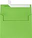 A7 Invitation Envelopes w/Peel & Press (5 1/4 x 7 1/4) - Limelight Green (50 Qty) | Perfect for Invitations, Announcements, Sending Cards, 5x7 Photos | Printable | 80lb Paper | LUX-4880-101-50