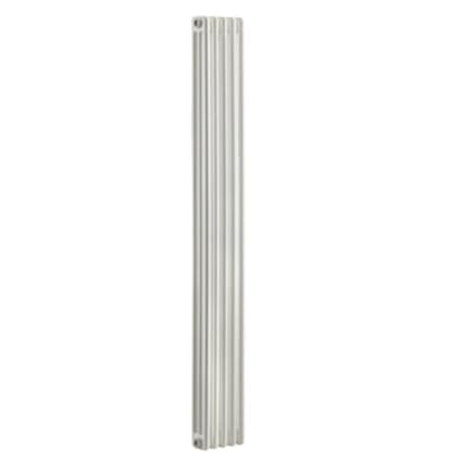 Ercos Radiador Acero Tubular 3 Columnas Desmontable MOD.660 6 Elementos, Color Blanco