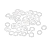 8mm x M4 x 1mm Plastic Insulating Washer Spacer for