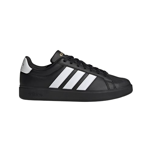 Hombre Streettalk Shoes, Core Black/FTWR White/Matte Gold, 42 EU