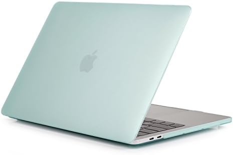 MacBook Pro 15 Case 2016 &amp; 2017 A1707, Onkuey Smooth Matte Frosted Hard Shell Cover for NEWEST MacBook Pro 15 inch Retina with Touch Bar and Touch ID, Mint Green