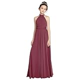 TAISHAN Chiffon Junior Bridesmaid Dress for Teens