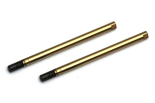 Team Associated 91113 Factory Team Ti-Nitride Shock Shaft Set, 30mm (2)